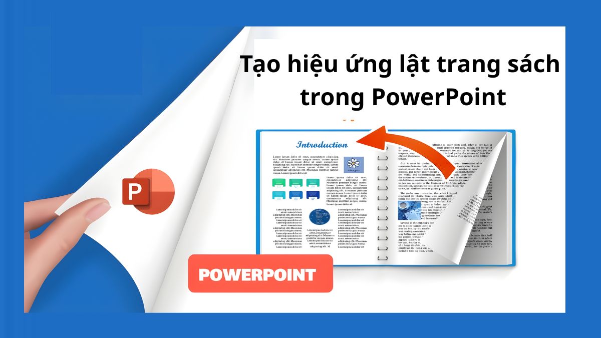 Cách tạo hiệu ứng lật trang sách trong PowerPoint đơn giản